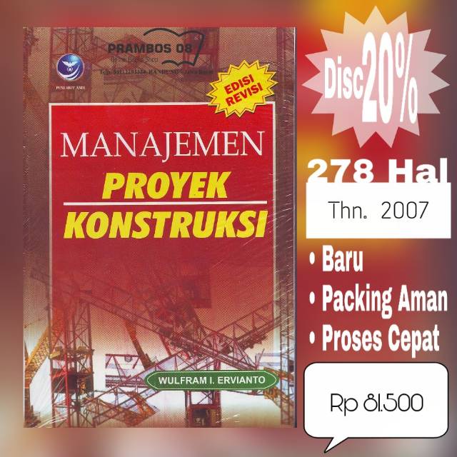 Jual Manajemen Proyek Konstruksi (Edisi Revisi) | Shopee Indonesia