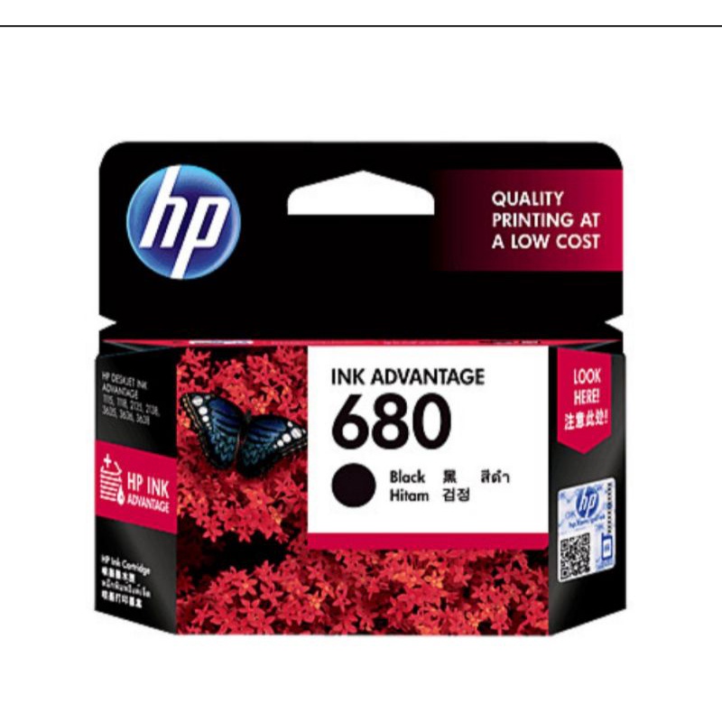 Jual TINTA PRINTER 680 BLCK & 680 COLOUR ORIGINAL 100% | Shopee Indonesia