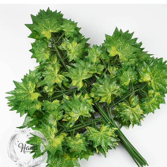 Jual Daun dekor artificial maple/daun maple plastik/daun pohon | Shopee