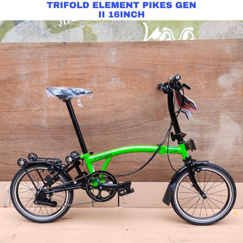 Jual Sepeda Trifold Element Pikes Gen II 16Inch Chromolly | Shopee ...