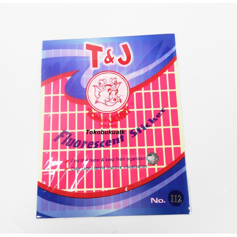 Jual Label Tom And Jerry Fluorescent Sticker No 112 Warna Shopee Indonesia