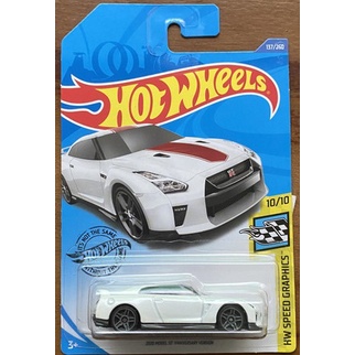 Hot Wheels 1/64 - Nissan GT-R R35 Gran Turismo 2017 - Blanc - Édition 2024 - Neuf