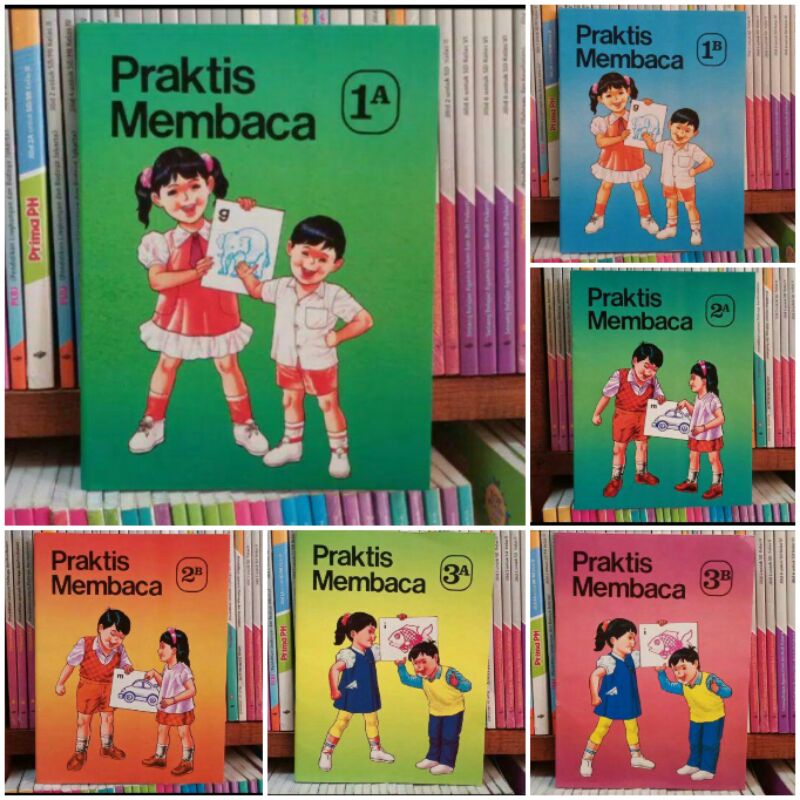 Jual Praktis Membaca Untuk TK Jilid 1A 1B 2A 2B 3A 3B | Shopee Indonesia