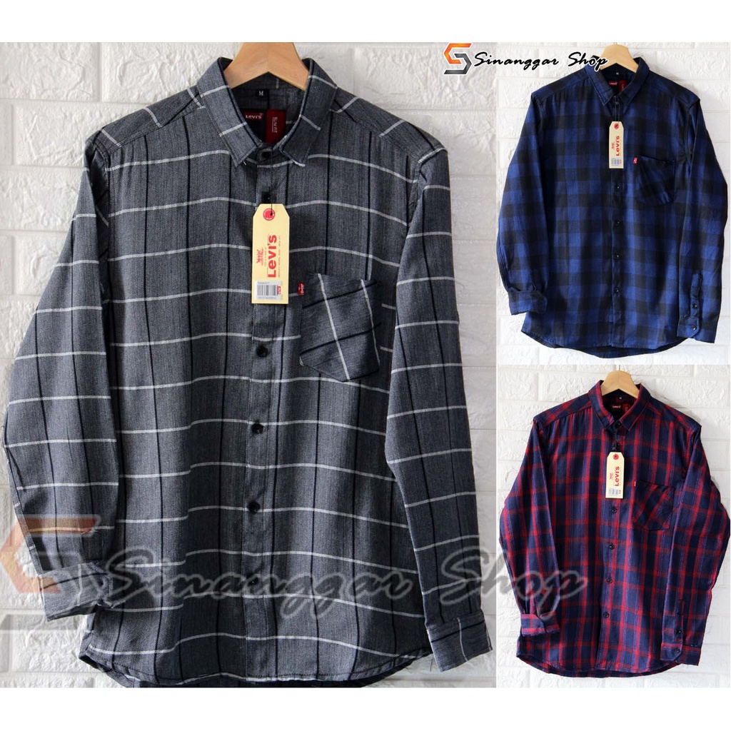 Jual Kemeja Kotak Import PROMO Harga Distributor Kemeja Lengan