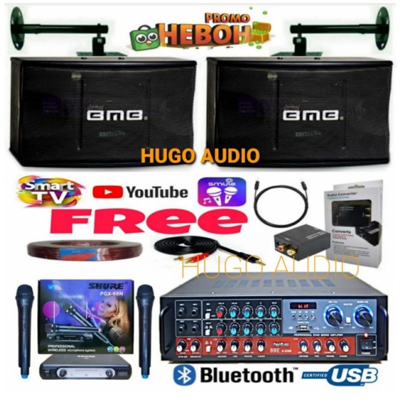Jual PAKET SOUND SYSTEM KARAOKE BMB 10 inch ( murah III ) Shopee