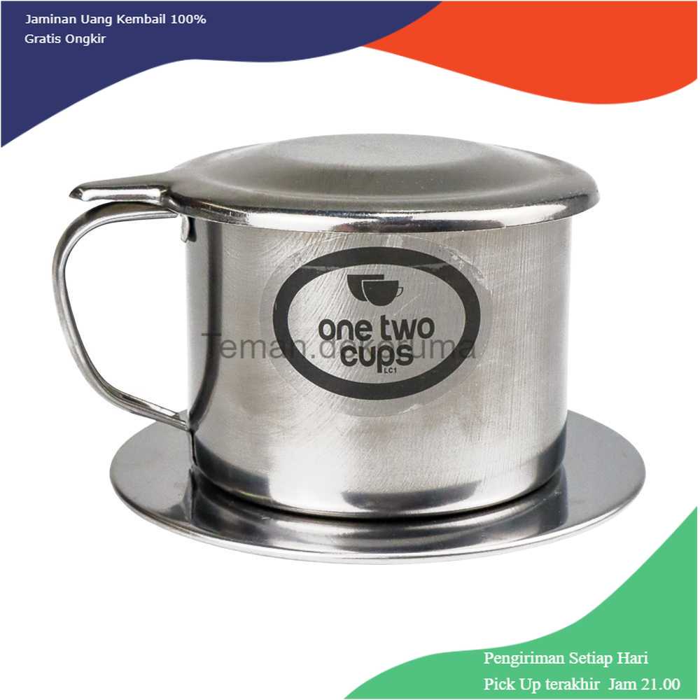Jual TDAI01One Two Cups Vietnam Drip Coffee Filter Pot Saringan Kopi