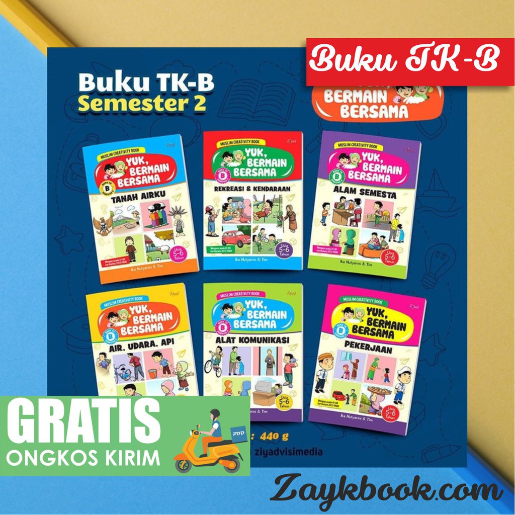 Jual Buku Belajar Anak Tk Paket TK-B Isi 11 Buku | Shopee Indonesia