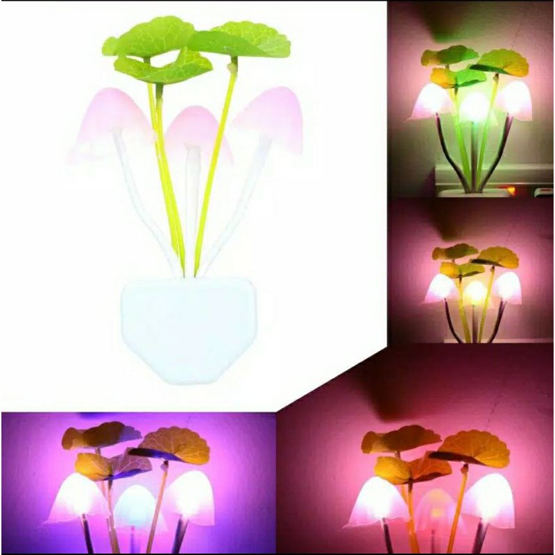 Jual Lampu Hias Jamur Otomatis Menyala Saat Gelap Shopee Indonesia