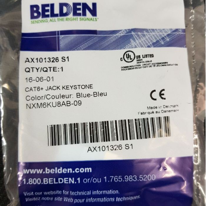 Jual ORIGINAL Belden Modular Jack Cat6 Keyconnect / Keystone Cat 6 ...