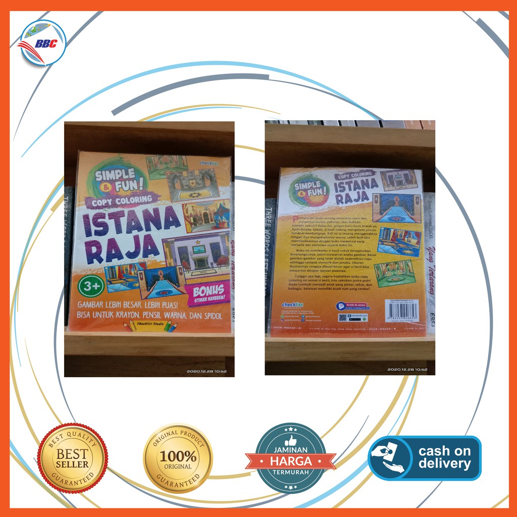 Jual BUKU MEWARNAI ANAK SIMPLE & FUN COPY COLORING ISTANA RAJA | Shopee ...