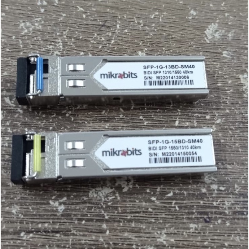 Jual Mikrobits SFP Transceiver SFP-1G-BD-SM-40KM | Shopee Indonesia