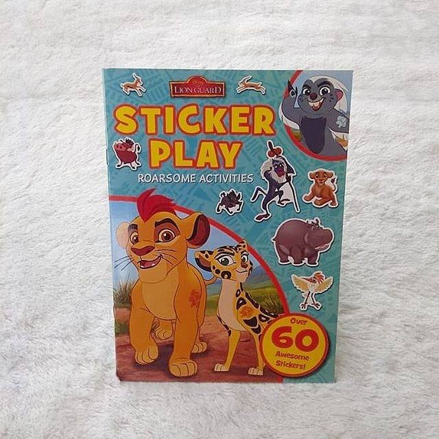 Jual Sticker Activity Book Disney Lion Guard (IMPORT) Shopee Indonesia