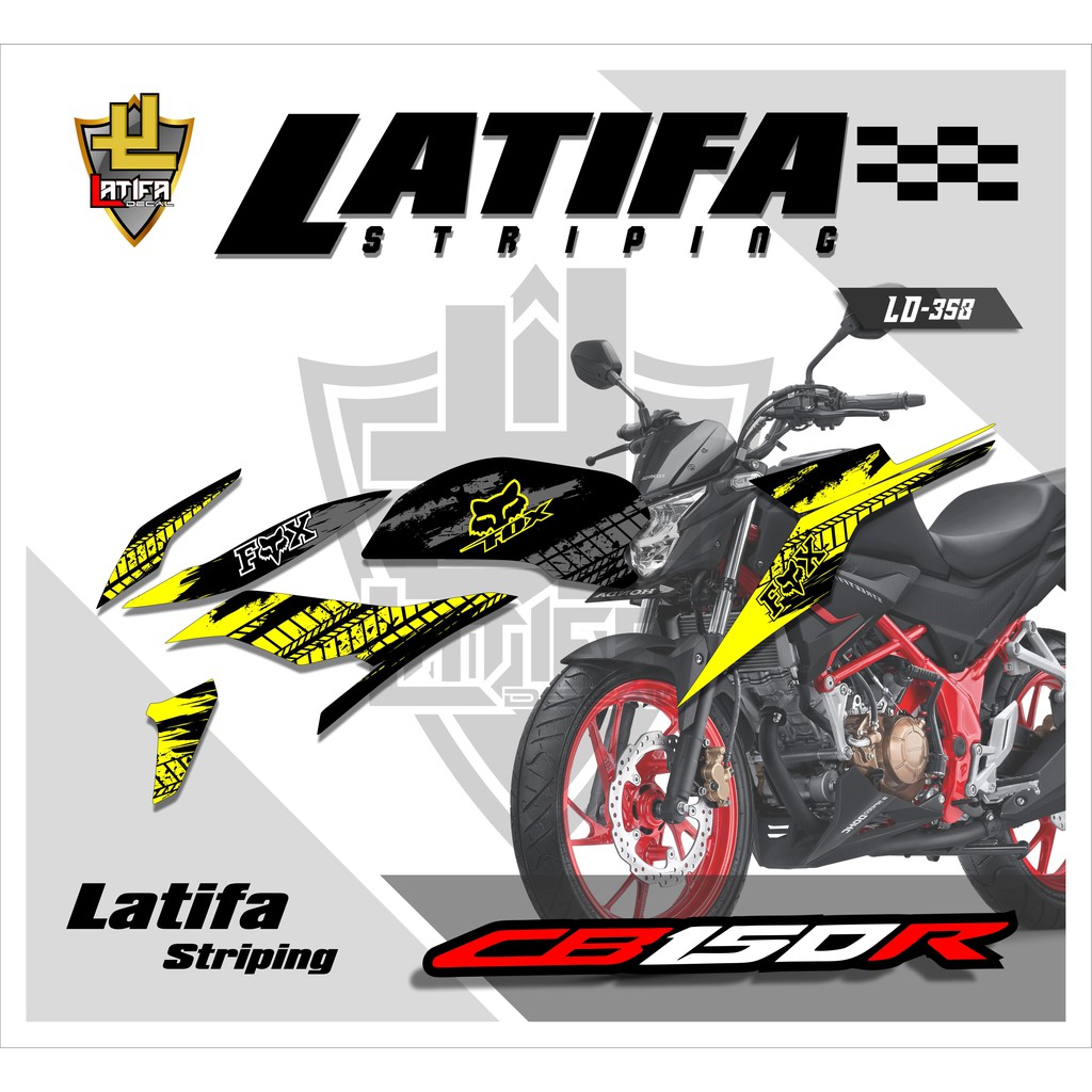 Jual L00180 Latifa - Striping CB150R New / Sticker Striping CB150R New ...