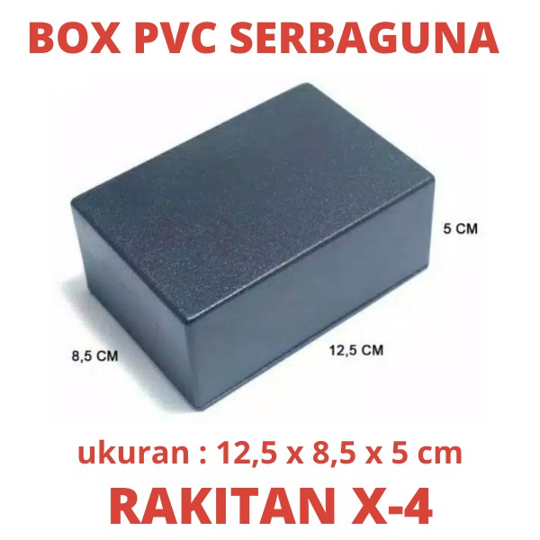 Jual BOX PVC RAKITAN X-4 SERBAGUNA PROJECT RANGKAIAN ELEKTRONIK ELEKTRO ...