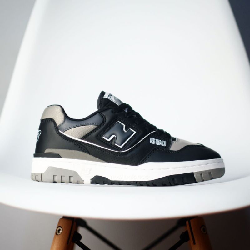 Jual NEW BALANCE 550 BLACK GREY ORIGINAL | Shopee Indonesia