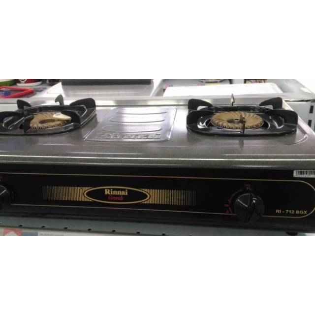 Jual Kompor Gas 2 Tungku Rinnai Grande RI-712 BGX Original | Shopee  Indonesia