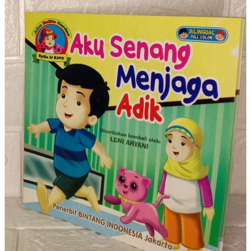 Jual buku cerita aku senang menjaga adik | Shopee Indonesia