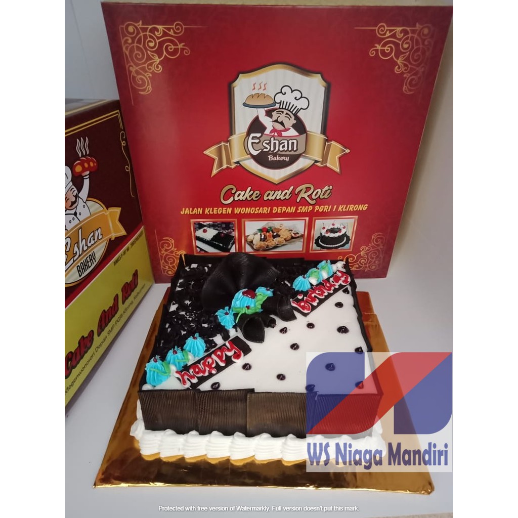 Jual Roti Ulang Tahun-Cake&Roti-Coklat Pagar Blackforest kotak 15cm ...