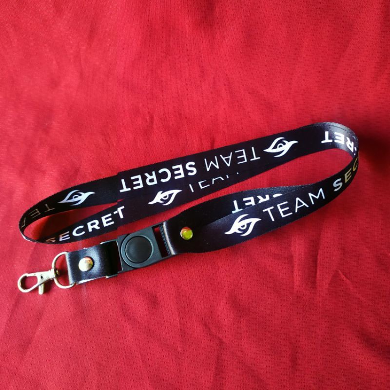 Jual Lanyard TEAM SECRATE Tali Lanyard DISTRO Gantungan Kunci Name Tag ...