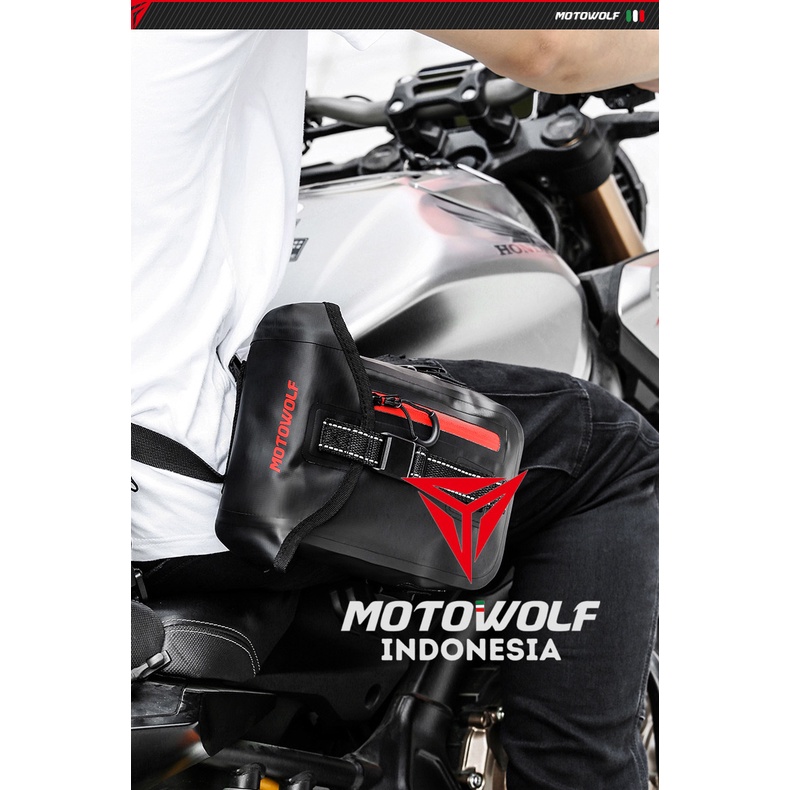 Jual Tas Pinggang Motowolf Anti Air Pvc Shopee Indonesia