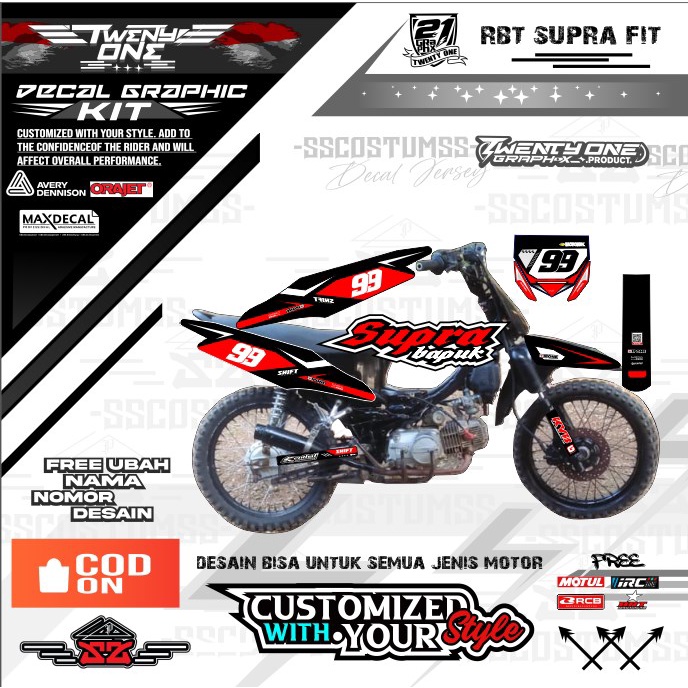 Jual rbt supra fit bapuk 0722⭐JUPITER VEGA NEW motor trail REVO full ...