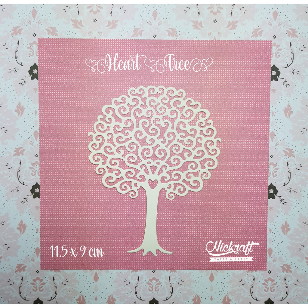 Jual HEART TREE LALA - Bahan Scrapbook Mahar / Pohon Kertas | Shopee ...