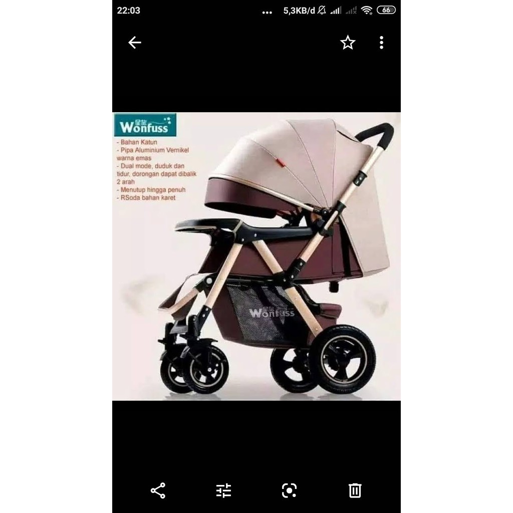 Stroller bayi clearance mewah