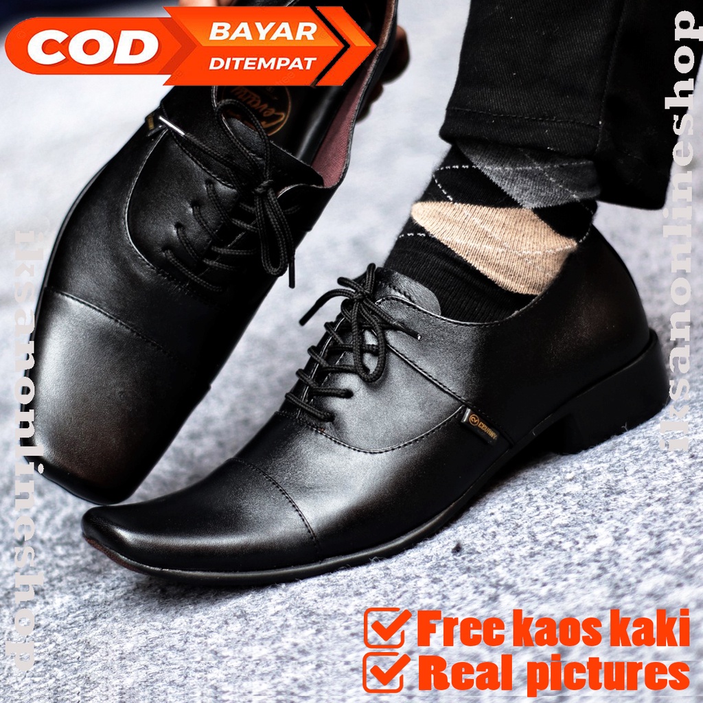Jual PHELIX Sepatu Pria Formal Pantofel Oxford Kulit Original | Shopee ...