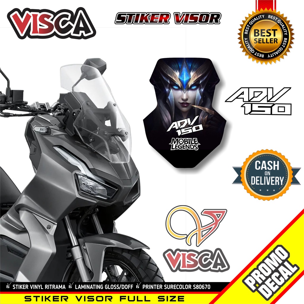 Jual Stiker Visor Adv 150 Sticker Adv 150 Stiker Motor Adv 150 Stiker ...