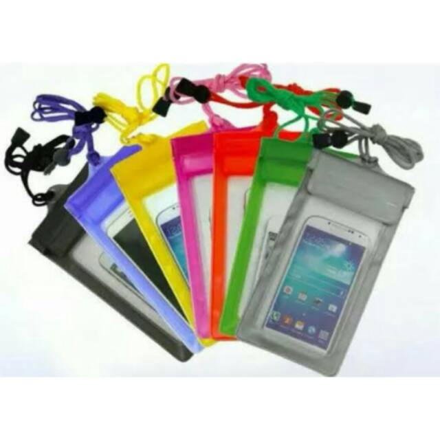 Jual Waterproof Pelindung Handphone Anti air Jas hujan hp Gojek Grab ...