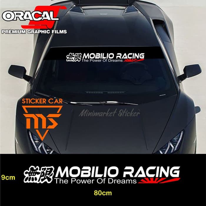 Jual sticker stiker mobilio racing mobil honda kaca | Shopee Indonesia