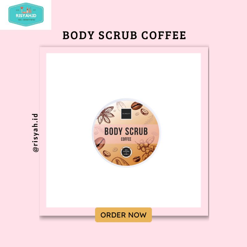 Jual Scarlett Whitening Body Scrub Coffee / Lulur Whitening Scarlett