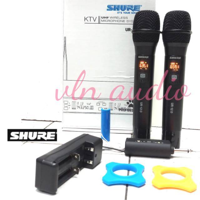 Jual Mic wireless single mic SH UR 12D UR12D UR12 D Shopee Indonesia