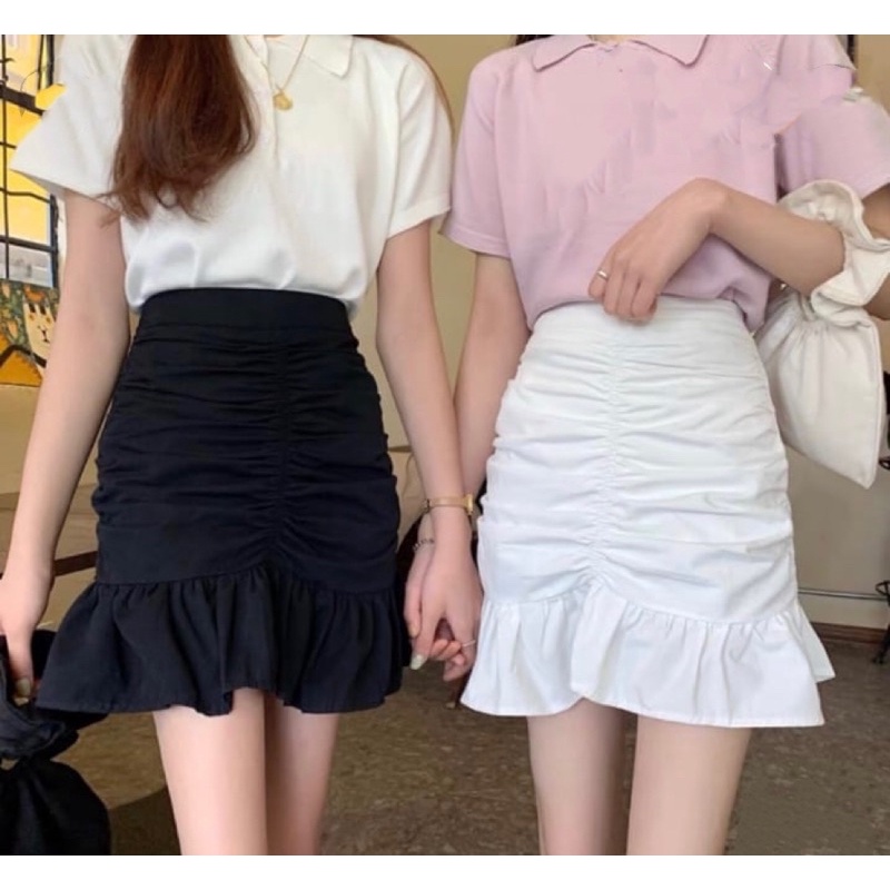 Jual (18) ROK ONE LINE RUFFLE | Shopee Indonesia