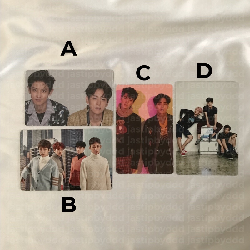 Jual PHOTOCARD SEASONS GREETINGS BAEKHYUN CHANYEOL SEHUN CHEN