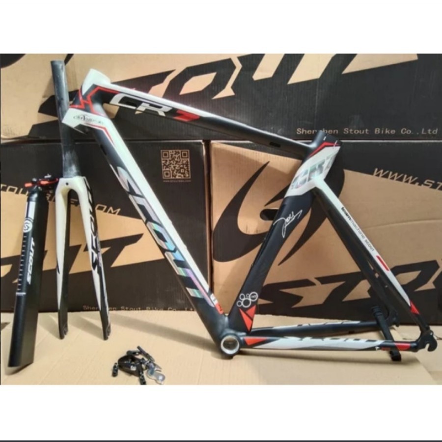 Jual Frame Roadbike Stout CR7 700C | Shopee Indonesia