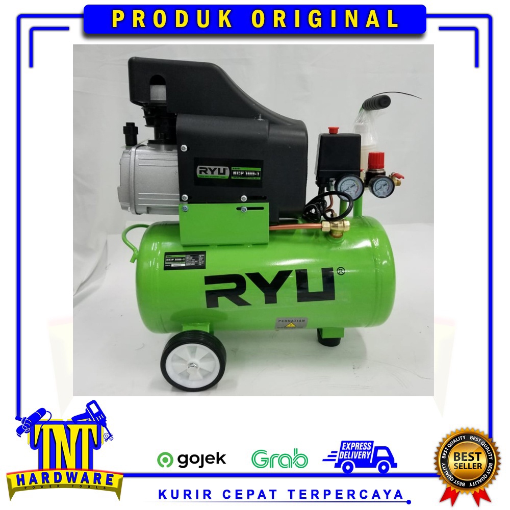 Jual RYU kompressor RCP 250-1 2,5HP 50Liter / portable compressor ryu ...