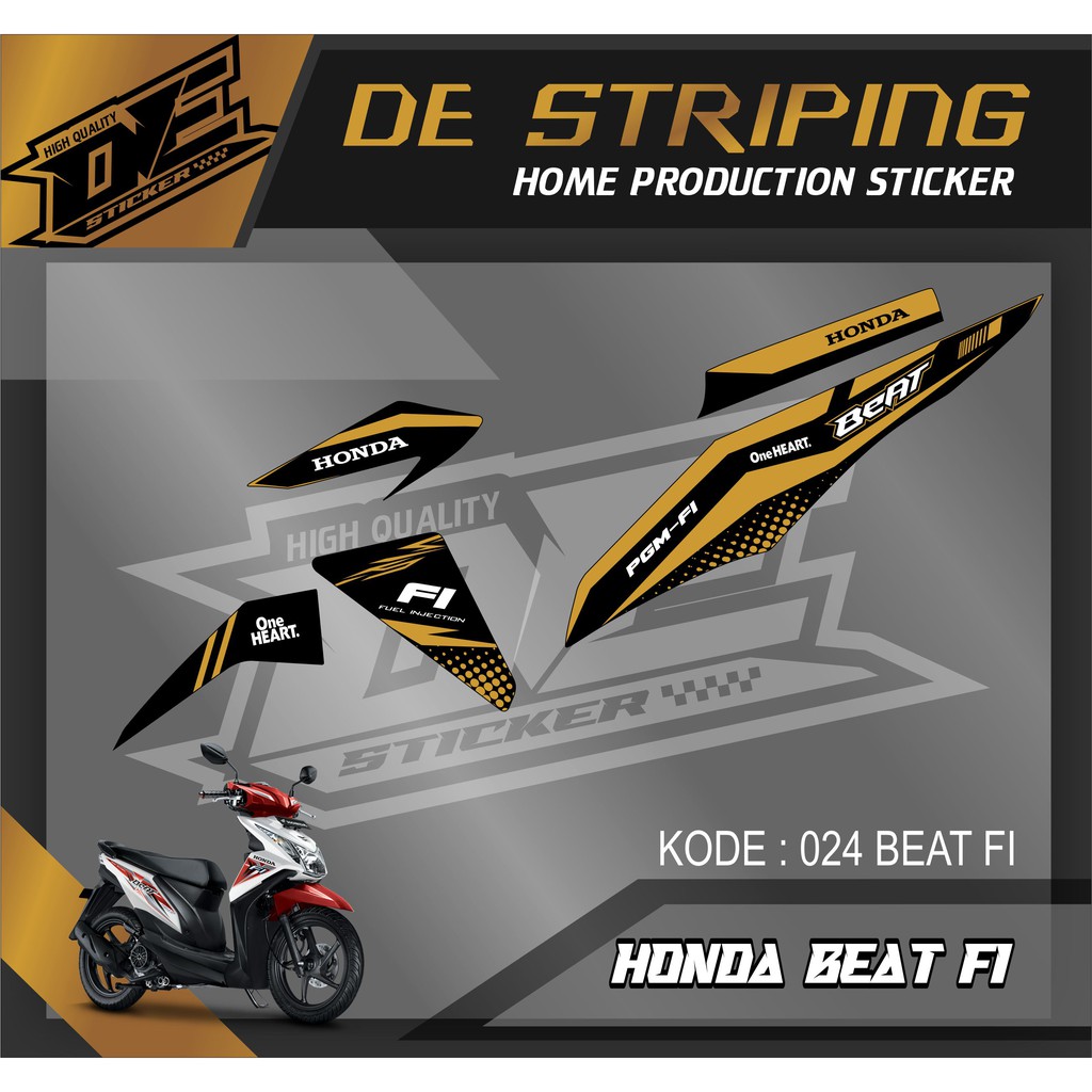 Jual 024 BEAT FI STIKER STICKER STRIPING BEAT FI 2015 2016 SEMI FULL ...