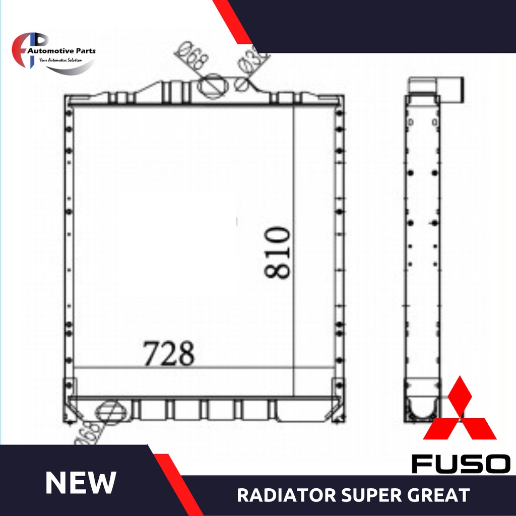 Jual RADIATOR SUPER GREAT 6D40 6M70 | Shopee Indonesia