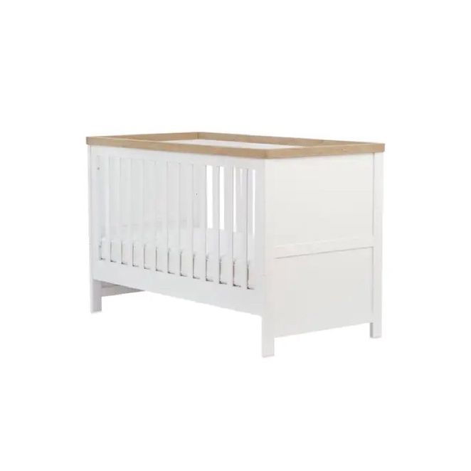 Jual Lulworth Cot Bed Classic White (Convertible to Toddler Bed