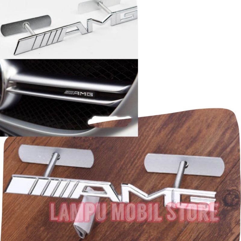 Jual Emblem Grill Besi Logo AMG Mercedes Benz | Shopee Indonesia