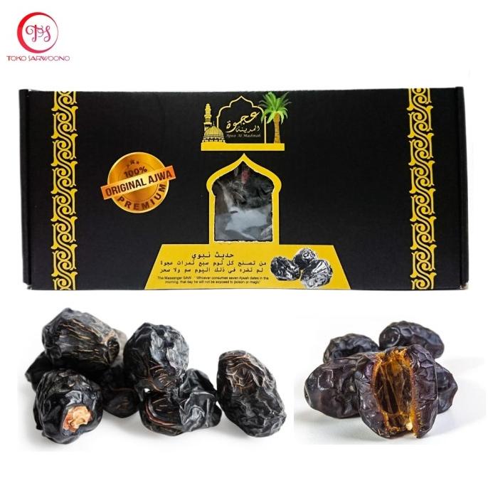 Jual Terbaru Kurma Ajwa Aliyah Al Madinah Gr Azwa Dates Korma Nabi Kurma Kg Kurma