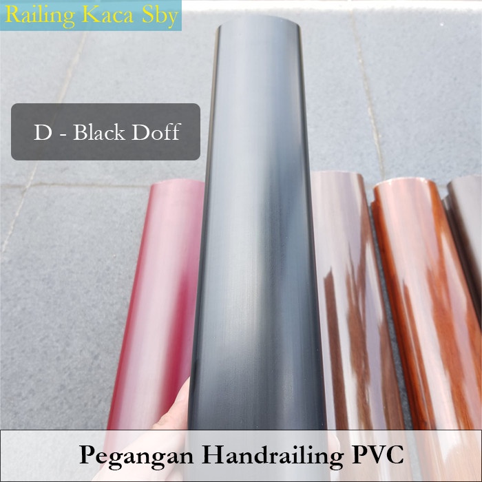 Jual HANDRAILING PVC PEGANGAN RAILING TANGGA WARNA HITAM | Shopee Indonesia