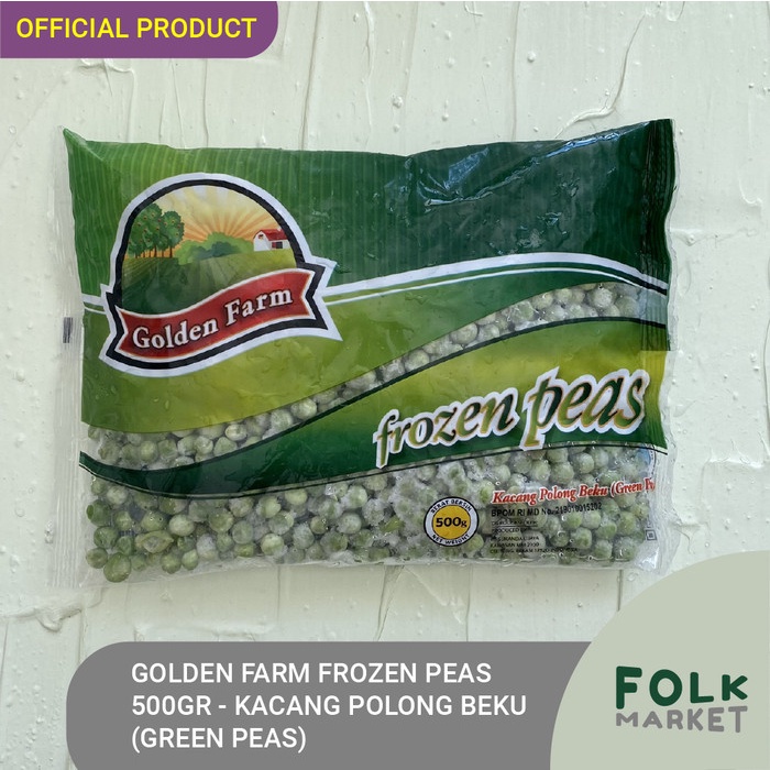 Jual Golden Farm Frozen Peas 500gr Kacang Polong Beku Green Peas