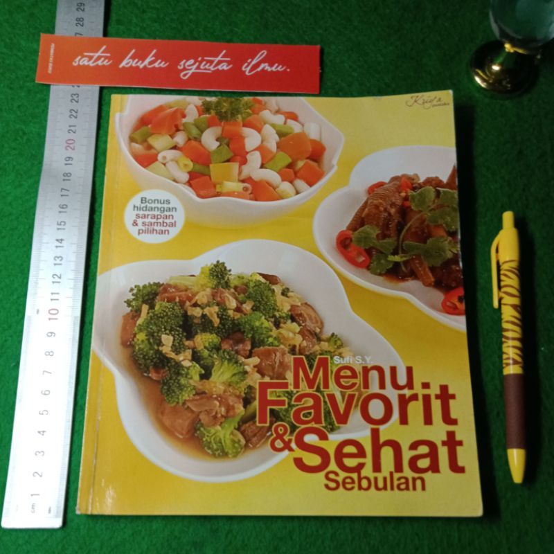 Jual Buku Menu Favorit Dan Sehat Sebulan By Sufi S. Y. | Shopee Indonesia