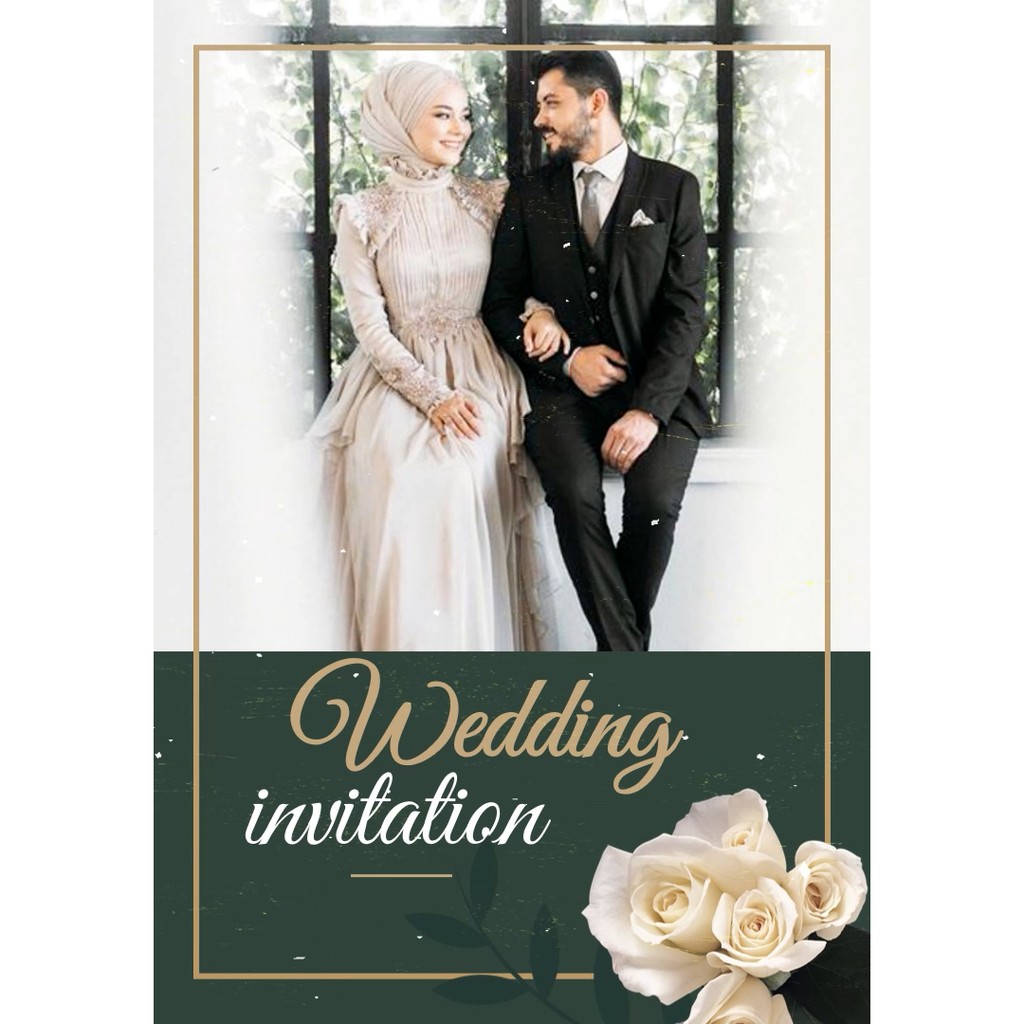Jual Undangan Digital Pernikahan Undangan Pernikahan Digital Elegant