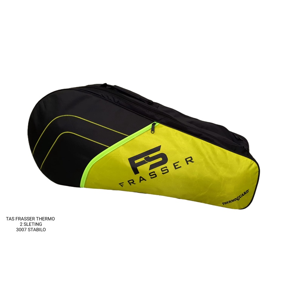 Jual Frasser Tas Raket Badminton Bulutangkis Frasser 2 Sleting Thermo ...