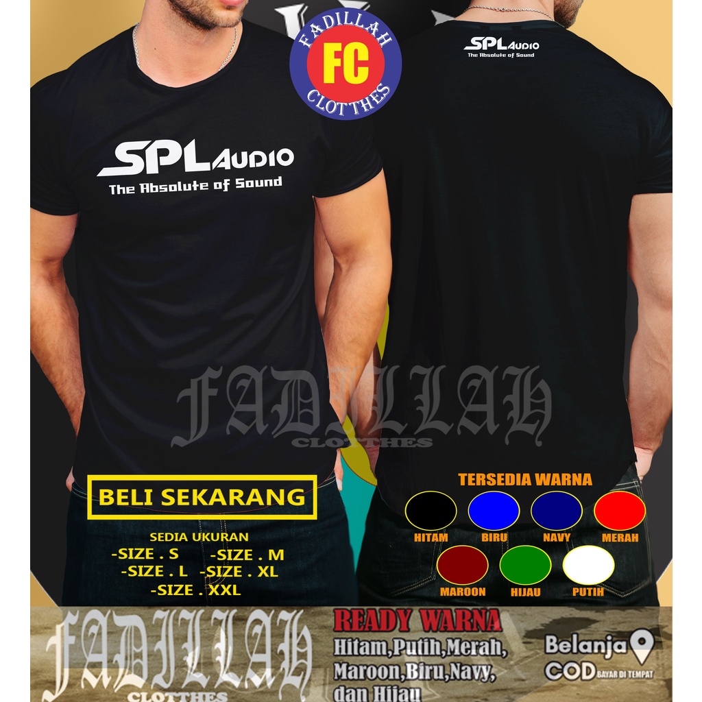 Jual Kaos SPL Audio Logo Operator Sound System v2 Baju Distro | Shopee ...