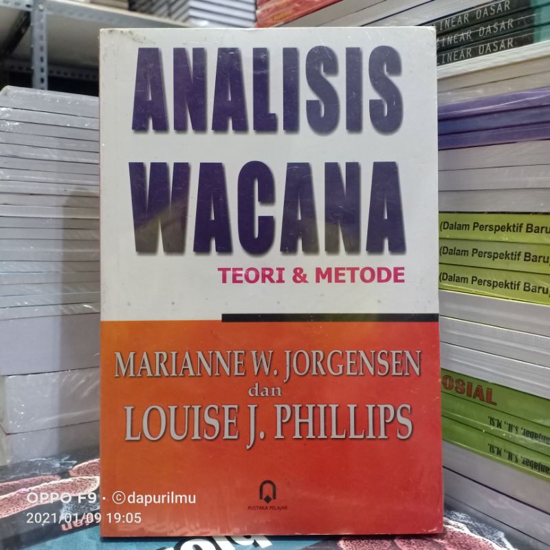 Jual Buku Original: Analisis Wacana Teori & Metode ( ANALISIS WACANA ...