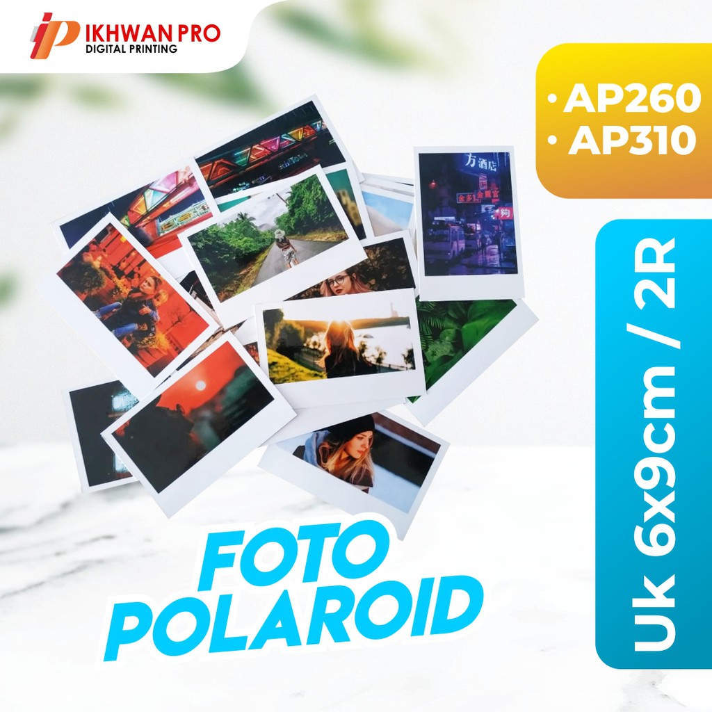 Jual CETAK FOTO POLAROID MURAH 2R 6x9CM | Shopee Indonesia